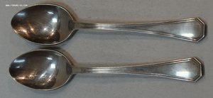 Набор столовых  ложек. Серебро 925 .