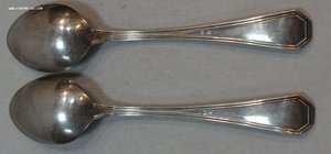 Набор столовых  ложек. Серебро 925 .