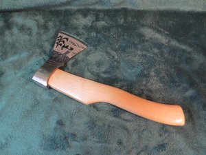 Топор художественный. Гравюра. Златоуст. 70-80 гг.