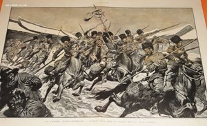 Русско-японская война 1904 г. Русская Армия Казаки Атака