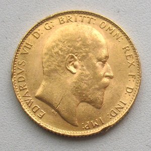 соверен 1907 - золото