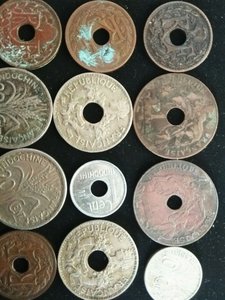 Монеты - Французский Индокитай +Вьетнам = 58 шт.