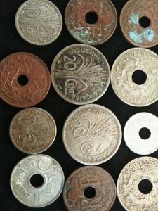 Монеты - Французский Индокитай +Вьетнам = 58 шт.