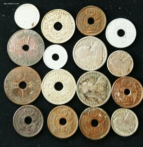 Монеты - Французский Индокитай +Вьетнам = 58 шт.