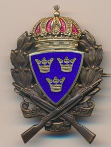 Шведский стрелковый знак Королевской гвардии