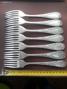 Вилки крупные Кольчугинский з-д.6-шт.