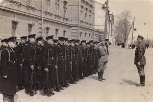 Военная подготовка в ремесленном училище. Форма. "Мосинки".