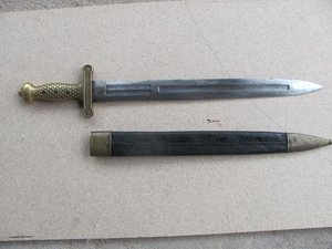 Тесак французский пешей артиллерии солдатский обр. 1816 г