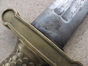Тесак французский пешей артиллерии солдатский обр. 1816 г