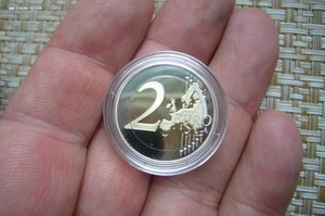 2 евро 2017 Монако в коробке