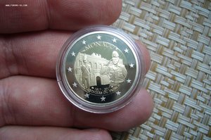 2 евро 2017 Монако в коробке