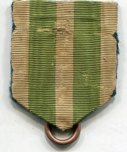 Лента к медали за оказание помощи жителям Мессины 1908 год.