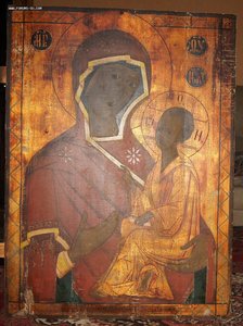 Тихвинская икона Божьей Матери - храмовая, 90см.