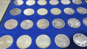комплект 24 монеты Олимпиада 1972 Мюнхен в коробке PROOF