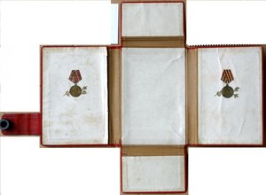 Папка от агитации или листовок Советская молодёжь в ВОВ