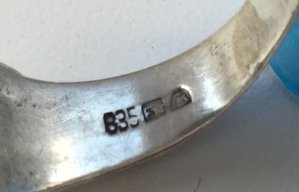 Перстень  " череп"  WEST WALL в серебре и бронзе