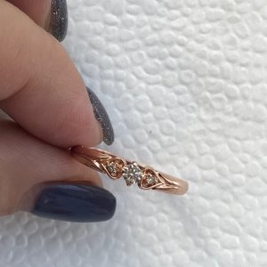 Золотое колечко с бриллиантом российская 585 недорого..