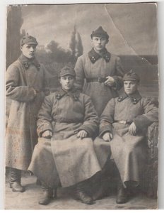 военные, с шифровками "1 ЗАП" и эмблема, 20-е годы.