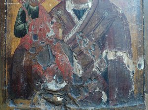 Икона Божией Матери «Троеручица» 27.7 х 35 см.