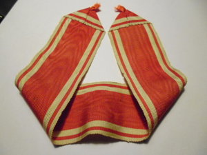 Лента св. Станислава. Шейная. 46 мм. Длинная.