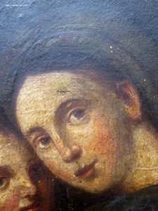 Икона "Святое Семейство" Не частая. 18 век