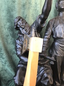 Топор художественный. Гравюра. Златоуст. 70-80 гг.