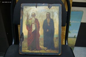 Икона Илья и Мария Египетская