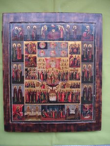 Икона "Шестоднев" или Седмица