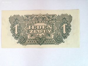 Польша 1 злотый 1944