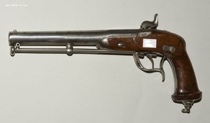Русский кавалерийский капсульный пистолет. 19 век