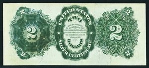 США 2$ 1891 год