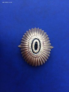 Большая Офицерская кокарда РИА . Мельхиоровая .С клеймами!