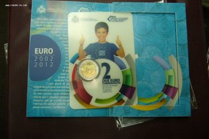 2 евро Сан Марино Ватикан Андорра