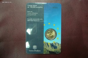 2 евро Сан Марино Ватикан Андорра