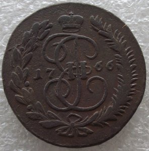 5 копеек 1766 ММ