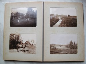 Альбом с фотографиями, виды Тверской губернии.