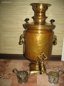 Самовар жаровый,царский,банка.Баташов