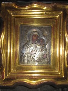 Икона Богоматери Иверская. 84 проба.