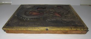 Икона Богоматери Иверская. 84 проба.