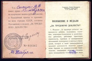 Трудовая доблесть №15019 Мондвор. С Док.