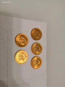 10 рублей Н-2. 4 монеты "АГ"+ 1 монета "ЭБ".