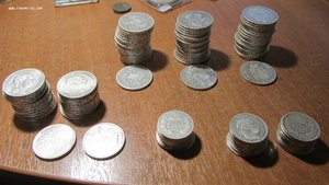 Массив монет Австро-Венгрии разные номиналы и типы серебро