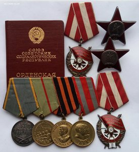 Комплект БКЗ,БКЗ-2,Кр.Зв.,Кр.Зв.,за БЗ,Сталинград.Дубликаты.