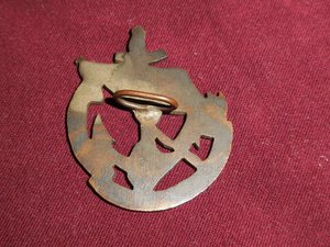 Морской знак кокарда 1898г Кайзермарине.