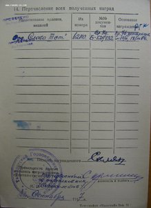 Слава 3ст. № 62.110 за Севастополь. Сахарная головка.