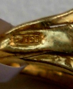 Кулон - подвеска аквамарин золото 750 бриллианты