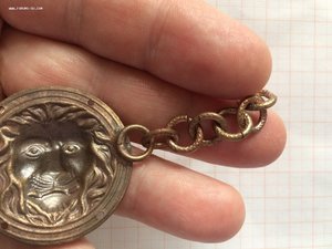 Застежка морского офицерского плаща конец 19 века.