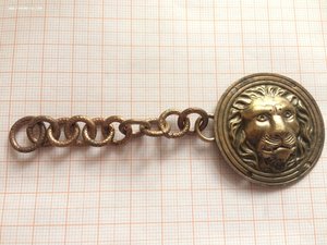 Застежка морского офицерского плаща конец 19 века.