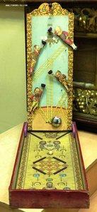 Старинная Настольная игра с человечками и шариком RRR
