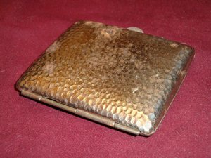 Портсигар с дамой Германия 40 года.